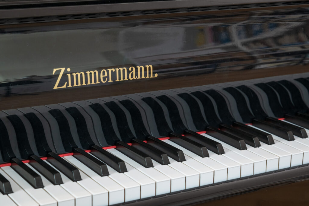 Primo piano del pianoforte Zimmermann